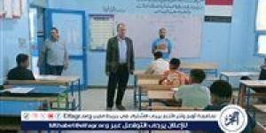 مدير تعليم أسيوط يواصل جولاته التفقدية لامتحانات الشهادة الاعدادية بساحل سليم