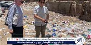 ضبط نفايات طبية خطرة ملقاة بالشارع بجوار شركة الغاز في الفيوم.. ومحضر إثبات حالة ضد معمل طبي