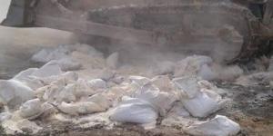 ضبط مصنع بدون ترخيص لإنتاج الأعلاف الحيوانية والداجنة فى المنوفية