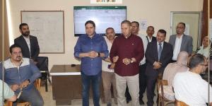 نائب محافظ بني سويف يتابع الاختبارات القبلية للمتقدمين للبرامج التدريبية المتخصصة