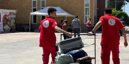 الهلال الأحمر يستقبل الدفعة 49 من المصابين الفلسطينيين