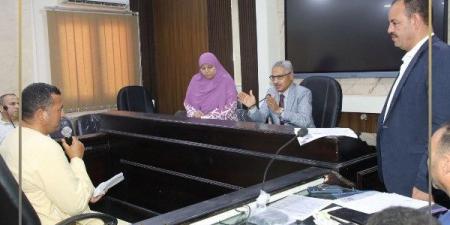 محافظ بني سويف يعقد اللقاء الأسبوعي بالمواطنين بمركز ومدينة الفشن