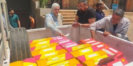 ضبط مصنع غير مرخص لإنتاج حلوى مجهولة بشبين القناطر وبداخله 11 ألف قطعة