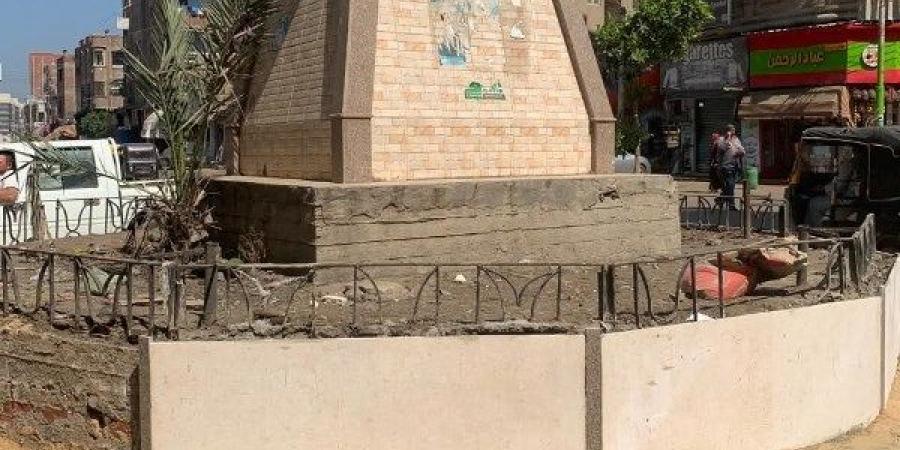محافظ كفر الشيخ يوجه بتطوير عدد من الميادين بمدينة سيدي سالم| صور