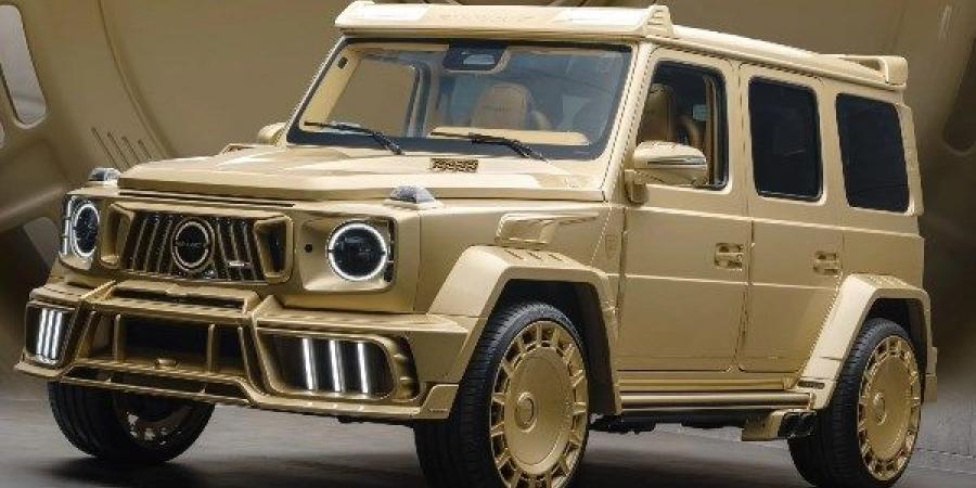 بقوة 720 حصانًا.. مرسيدس G-CLASS تظهر بتعديل ذهبي جديد| صور