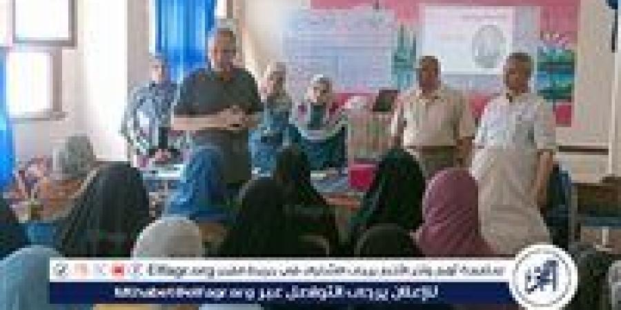 وكيل التعليم بأسيوط يتابع تدريب كوادر البرنامج العلاجى الصيفى بصدفا