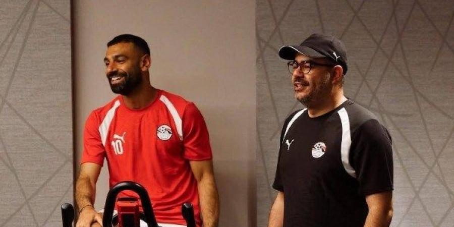 تدريبات استشفائية وبدنية للاعبي منتخب مصر بفندق الإقامة .. صور