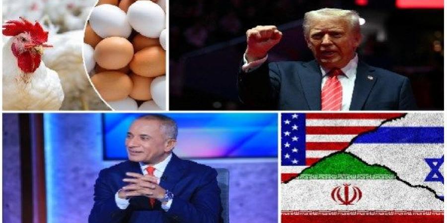 أحمد موسى: أمريكا تتعامل مع بعثة منتخب إيران وكأنهم في سجن جوانتانامو.. اتحاد منتجي الدواجن: المصريون يستهلكون 5 ملايين فرخة و40 مليون بيضة يوميا| اخبار التوك شو