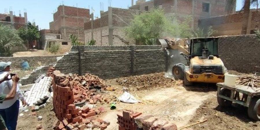 محافظ أسيوط: إزالة 20 حالة تعدٍ ضمن المرحلة الثانية من الموجة الـ29
