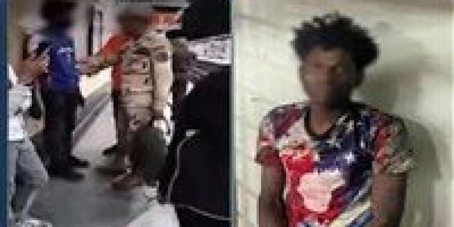 فيديو أثار الجدل.. ضبط أجنبي تعدى لفظيًا على مجند داخل محطة العباسية